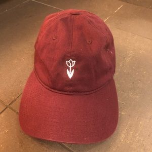 Unisex Deep red Dutch Bros baseball cap / dad hat